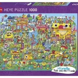Beställ direkt - Heye Jon Burgerman - Doodle Village (1000)