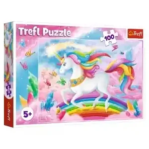 Väl omtyckt | Trefl Unicorn in a Pink Magical Landscape (100)