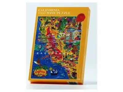 Nästan slut - Water & Wines California - Wine Puzzle (1000)