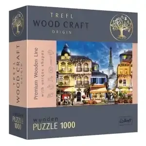 Trefl Träpussel Wood Craft - French Alley (1000) | Toppkvalitet