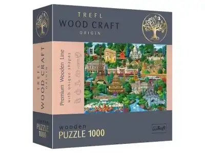 Trefl Träpussel Wood Craft - France, Famous Places (1000) - Reapris