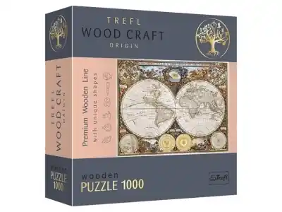 Bra pris just nu - Trefl Träpussel Wood Craft - Ancient World Map (1000)
