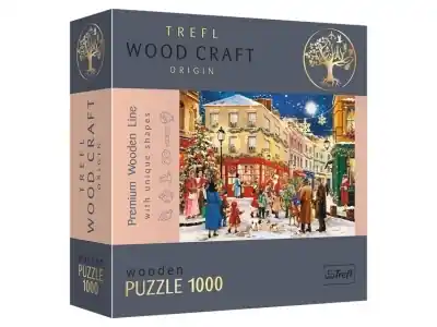 Kampanjen går snart ut - Trefl Träpussel Wood Craft - Christmas Alley (1000)