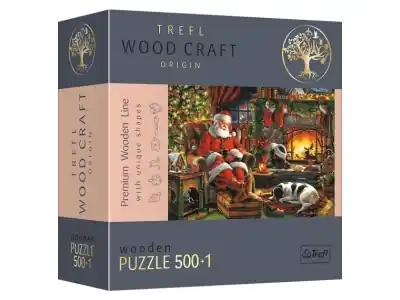 Trefl Träpussel Wood Craft - Christmas Evening (501) | Sänkt pris