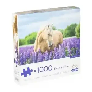 Tryggt köp | Peliko Häst bland Lupiner (1000)