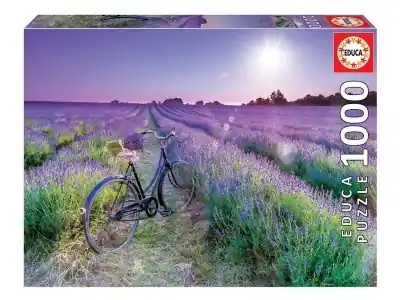 Educa Bike in a Lavender Field (1000) | Storsäljare