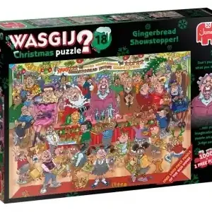 Wasgij? Christmas 18 Gingerbread Showstopper (2 x 1000) | Expressleverans