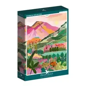 Pieces & Peace Rainbow Mountain (1000) - Utförsäljning