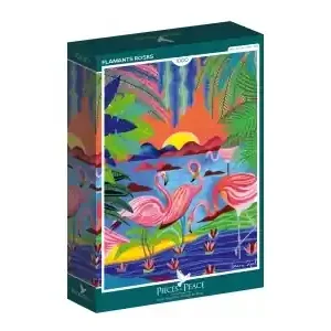 Skaffa nu | Pieces & Peace Flamants Roses (1000)