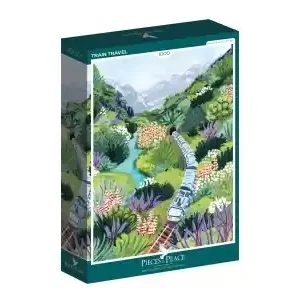 Snabb leverans | Pieces & Peace Train Travel (1000)