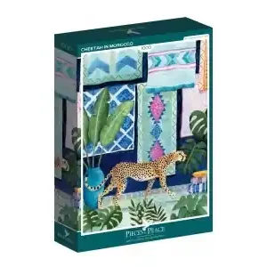 Pieces & Peace Cheetah in Morocco (1000) - Nyligen tillagt
