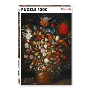 Piatnik Jan Brueghel the Elder - Flowers in a Wooden Vessel (1000) - Snart slut