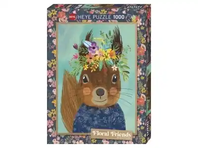 Nyhet - Heye Floral Friends - Sweet Sqirrel (1000)