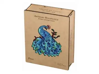 Philos Artifact Wooden Puzzle - Peacock (99) - Begränsat antal