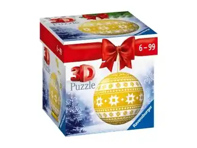 Få kvar i lager - Ravensburger Puzzle Ball - Christmas Ball Yellow (56)