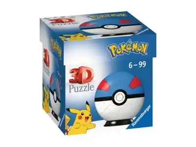 Fyndpris - Ravensburger Puzzle Ball - Pokémon Great Ball, Blue (55)