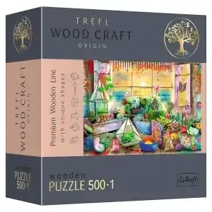 Trygg betalning | Trefl Träpussel Wood Craft - Beach House (501)