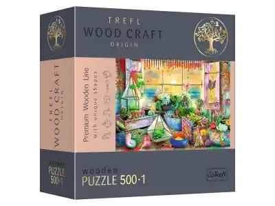 Trygg betalning | Trefl Träpussel Wood Craft - Beach House (501)