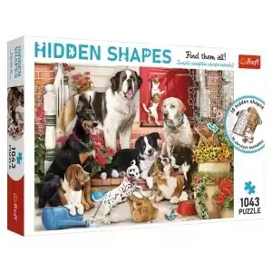 Under begränsad tid | Trefl Hidden Shapes - Dog Pranks (1043)