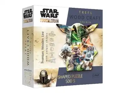 Trefl Träpussel Wood Craft Shaped - Star Wars, The Mysterious Grogu (505) - Enkel beställning