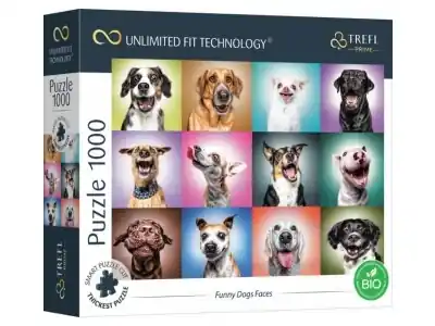 Kan beställas | Trefl Prime Infinity Funny Dog Faces (1000)