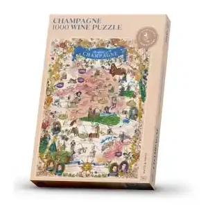 Water & Wines The World of Champagne Puzzle (1000) | Kundfavorit