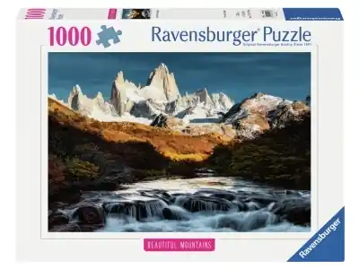 Fabrikspris | Ravensburger Beautiful Mountains - Mount Fitz Roy, Patagonia (1000)