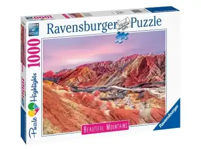 Snart slut | Ravensburger Beautiful Mountains - Rainbow Mountains, China (1000)