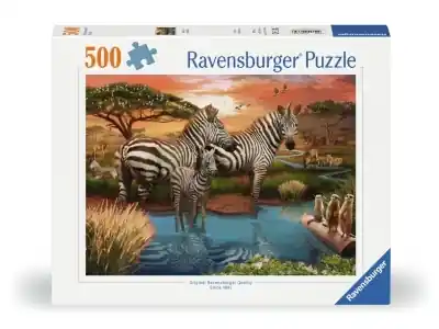 Favorit | Ravensburger Zebras at Waterhole (500)