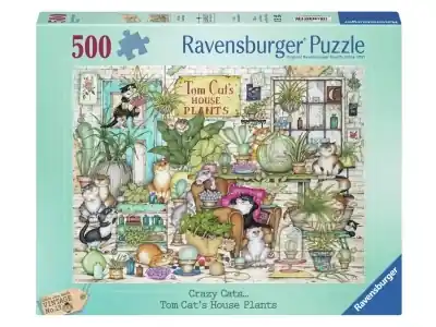 Ravensburger Crazy Cats - Tom Cat‘s House Plants (500) | Väl omtyckt