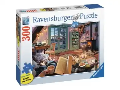 Prissänkt - Ravensburger Steve Read - Cozy Retreat, XL - Large Pieces (300)