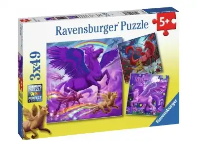 Professionell kvalitet - Ravensburger Mythical Majesty (3 x 49)