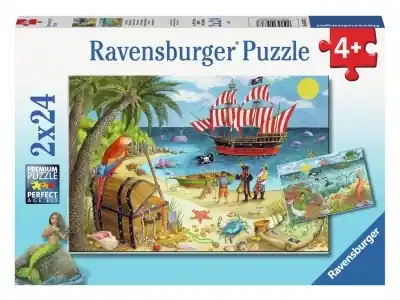 Nyhet hos oss - Ravensburger Pirates and Mermaids (2 x 24)