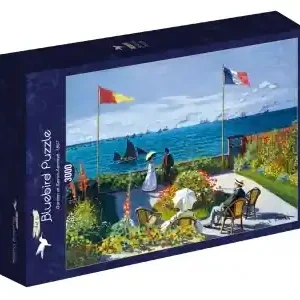 Bluebird Puzzle Claude Monet - Garden at Sainte-Adresse, 1867 (3000) | Tillverkarpris