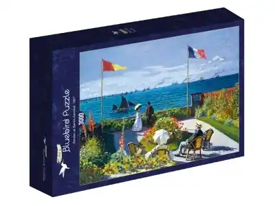 Bluebird Puzzle Claude Monet - Garden at Sainte-Adresse, 1867 (3000) | Tillverkarpris