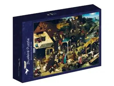 Bluebird Puzzle Pieter Bruegel the Elder - Netherlandish Proverbs, 1559 (3000) | Gratis retur