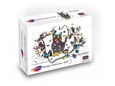 Eureka Rainbow Wooden Puzzles, Cat (99) | Toppkvalitet