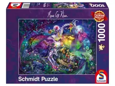 Prissänkt | Schmidt Rose Cat Khan - Summer Night Circus (1000)