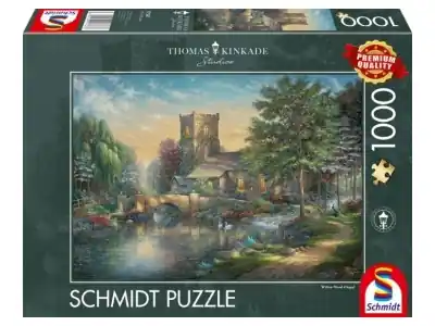 Spara nu - Schmidt Thomas Kinkade Studios - Willow Wood Chapel (1000)