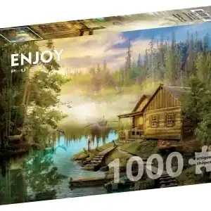 Endast ett fåtal kvar - Enjoy A Log Cabin on the River (1000)