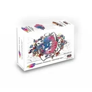 Premium - Eureka Rainbow Wooden Puzzles, Fighting Fish (112)