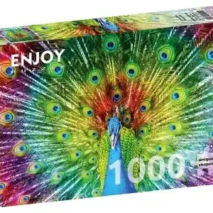 Begränsat lager | Enjoy Colorful Peacock (1000)