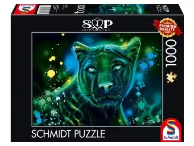 Handla nu - Schmidt Sheena Pike - Neon Blue Green Panther (1000)