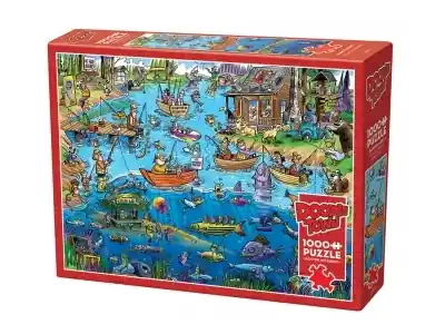 Cobble Hill Doodle Town - Gone Fishing (1000) - Mycket populär