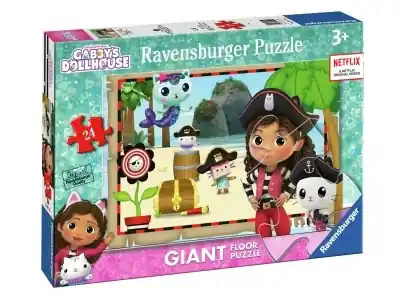 Beställ nu | Ravensburger Golvpussel - Gabbys Dollhouse, Gabbys Pirate Adventures! (24)