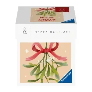 Under begränsad tid | Ravensburger Happy Holidays Mini Puzzle - Mistletoe (99)