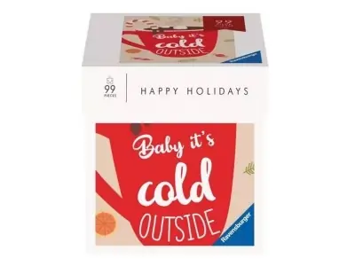 Kampanjpris - Ravensburger Happy Holidays Mini Puzzle - Baby It‘s Cold (99)