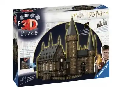 Gratis retur - Ravensburger 3D - Harry Potter, Hogwarts Castle - The Great Hall, Night Edition (643)