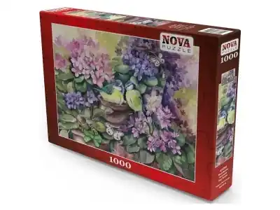 Nova Puzzle Bird‘s Nest in the Violets (1000) - Topprodukt