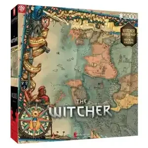 Endast idag | Good Loot Gaming Puzzle Series - The Witcher, The Northern Kingdoms Map (1000)